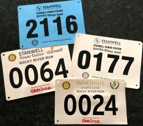 Rocky River Run bibs